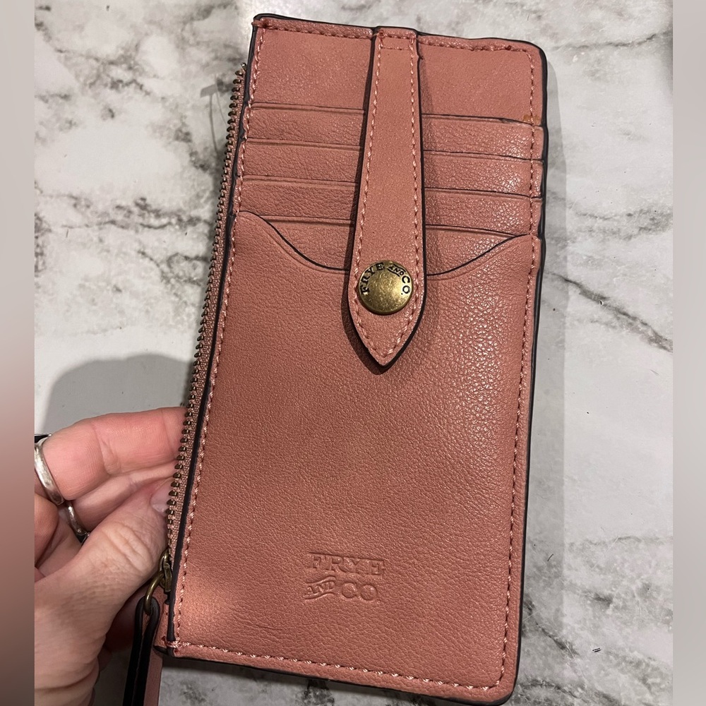 Frye & Co Leather Wallet with Card Slots